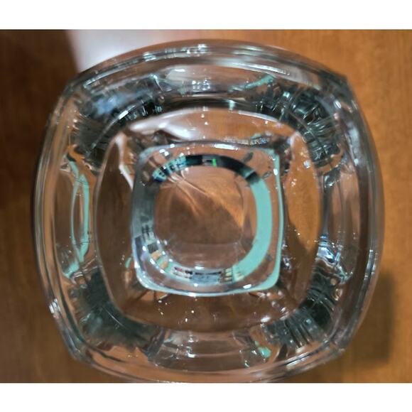 Thick Lead Crystal Vase, Made in France, 9-3/4" Tall - Picture 4 of 5